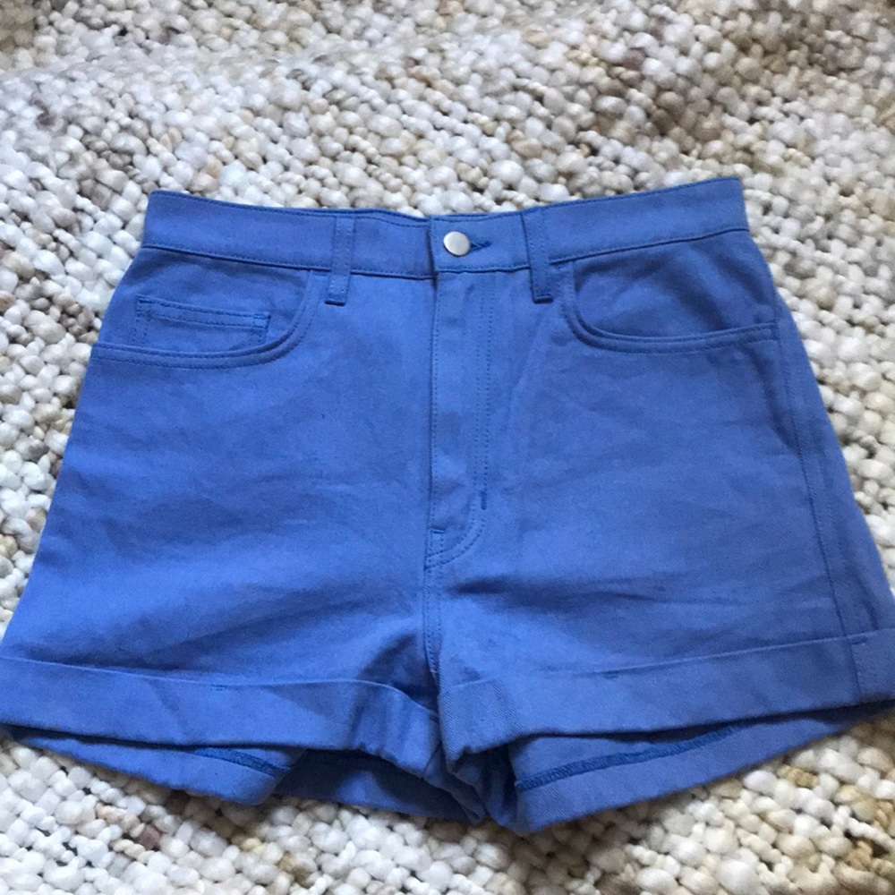 vintage american apparel super high rise shorts